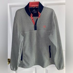 Southern Tide Fleece Quarter Snap Pullover